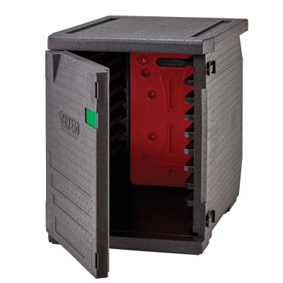Termoizolační box Cam GoBox s předním plněním pro nádoby 600x400 mm, s 9 vestavěnými drážkami, Cambro, 126 l, s 9 drážkami,…